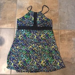 Patted swim dress size 10. Flattering on! Like new